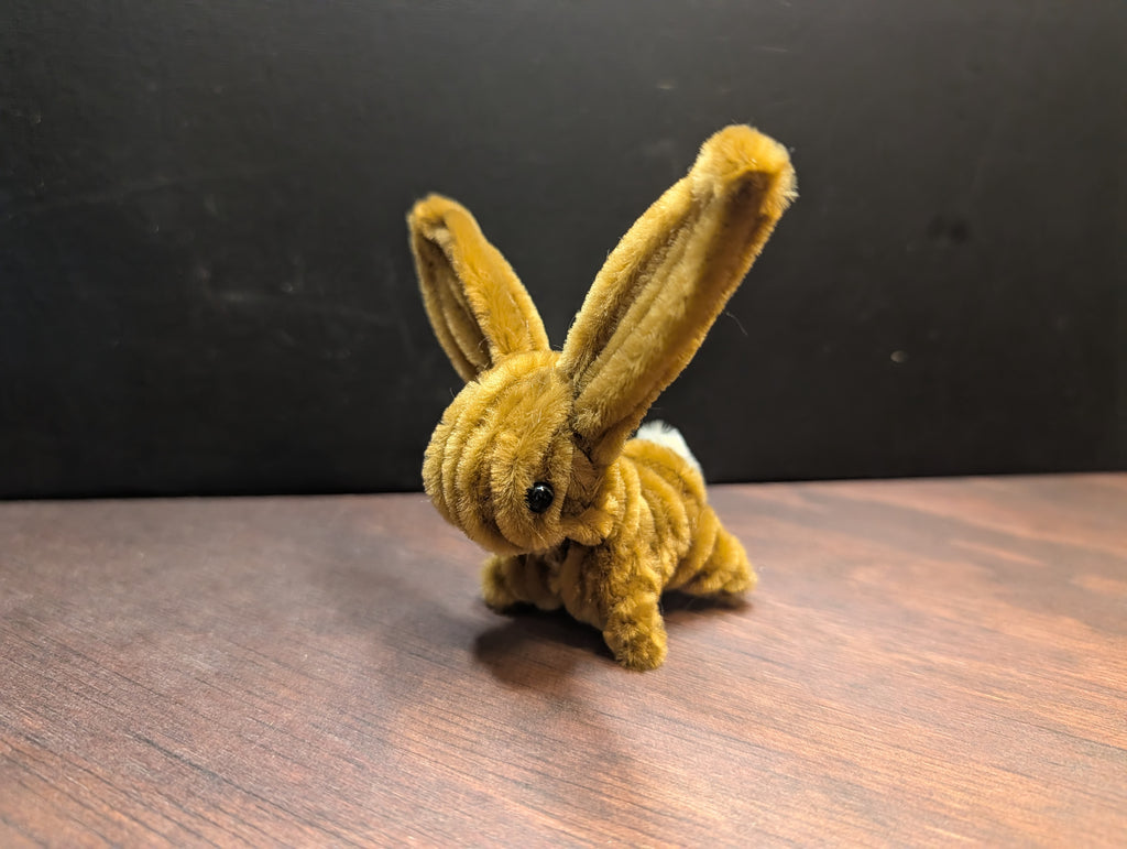 Handmade Pipe Cleaner Bunny — Made to Order — Choose Your Color — Cottagecore Desk Decor